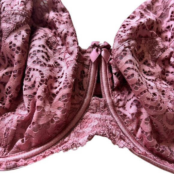 Sculptress Estel Full Cup Dusty Rose Lace Underwire Bra 38GG - Picture 3 of 8